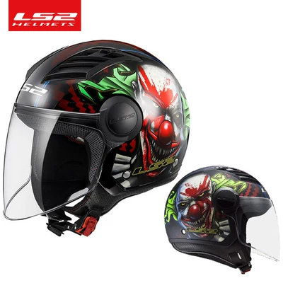 Motorcycle Safety Supplies: Seasons, Winter, 3C Certified - matt-blackcolorful-clown-luminous-l