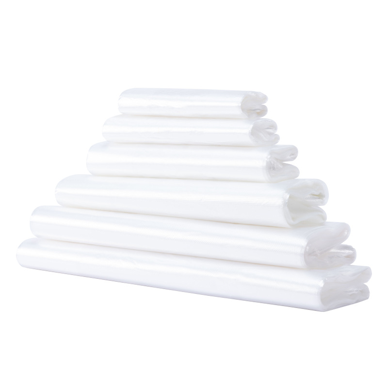 Bolsas de plástico transparentes blancas bolsas de alimentos bolsas de pan al vapor bolsas de compras bolsas de basura bolsas de plástico de grado alimenticio