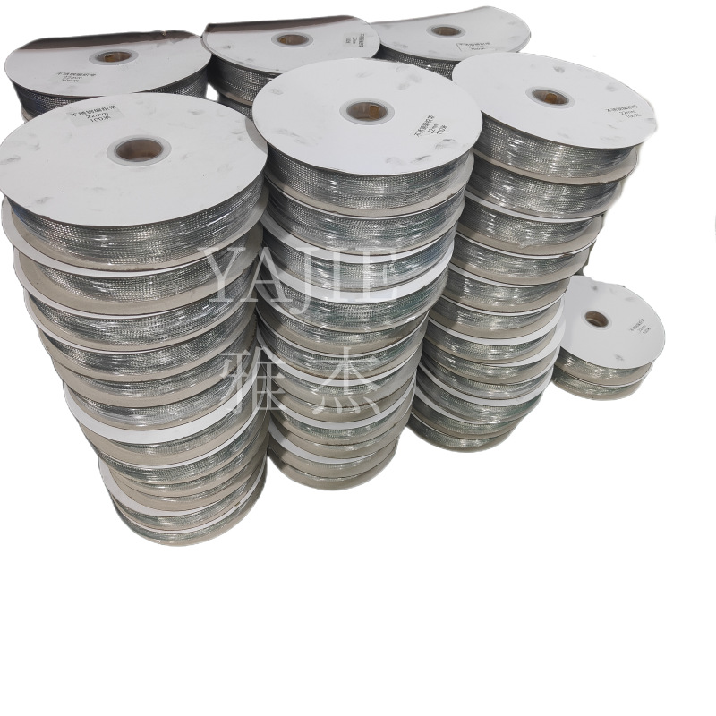 Stainless steel woven strap 304/316L stainless steel woven mesh metal telescopic