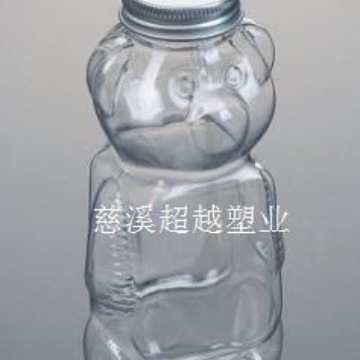 480g小熊蜂蜜瓶 铝盖塑料瓶 花粉瓶 蓝莓汁(LG007)