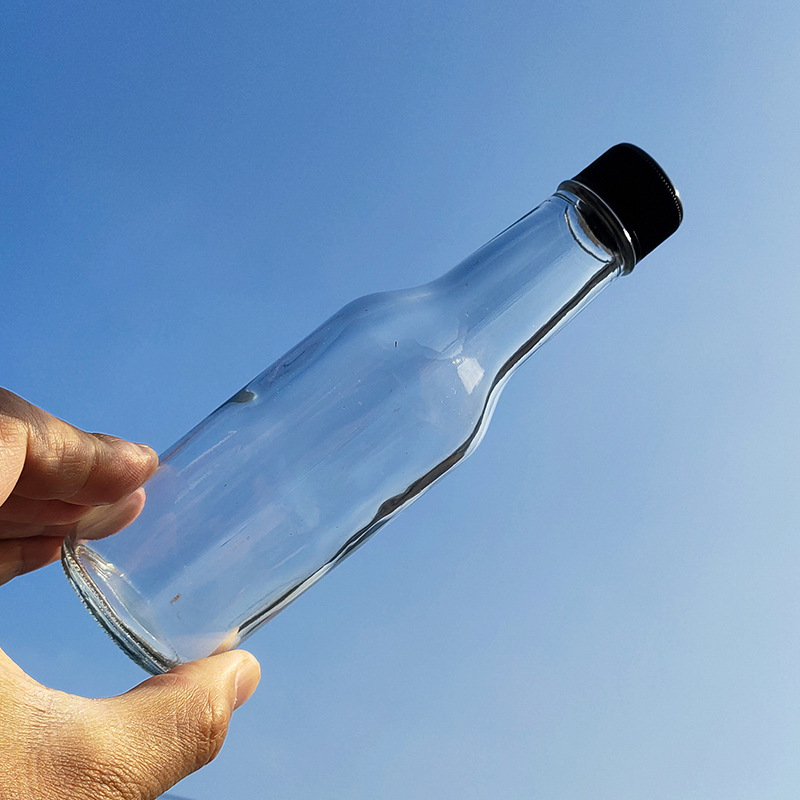 透明玻璃瓶番茄酱瓶厨房用品沙拉酱果酱包装瓶沙棘原浆玻璃调味瓶