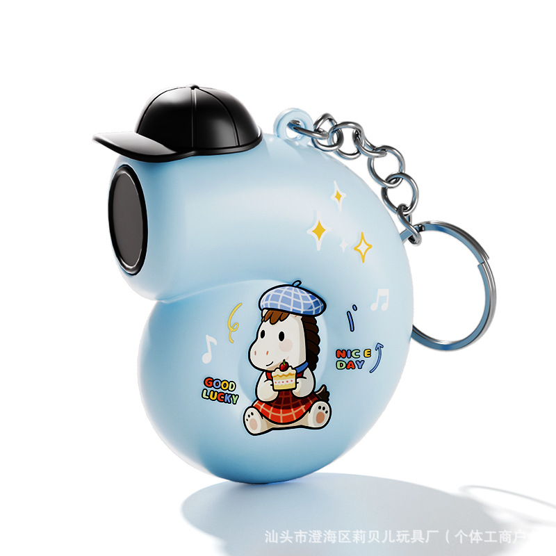 Círculos animados DJ pequeño gong keychain divertido botón luminoso para descomprimir bolsos pequeños colgantes para regalar juguetes pequeños