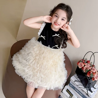 女童公主裙夏季2026新款高级儿童生日礼服独特绝美女宝夏装连衣裙