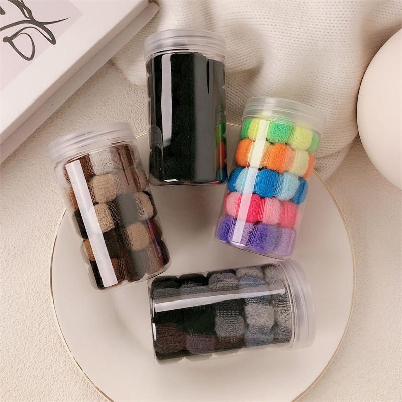 Francés sencillo no daña cabello de moda cabello de cola de caballo red red nuevo engrosado banda de goma cabello de pelo