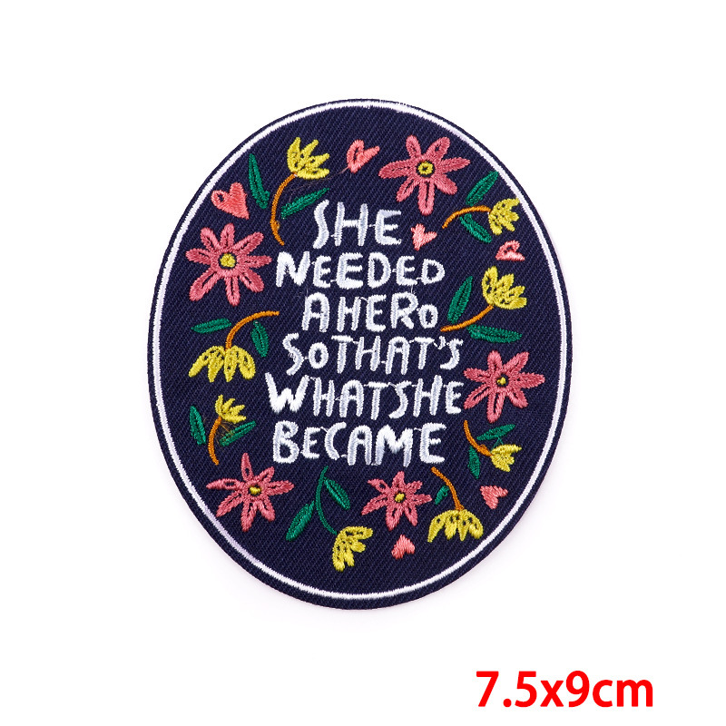 7g Weight Clothing Sticker Patches Classification 1 Piece Quantity Embroidery thread Material Letter, Flower Pattern Simple Style, Classic Style Style 1 Piece Simple Style Classic Style Letter Flower Embroidery Thread Clothing Sticker Patches 4