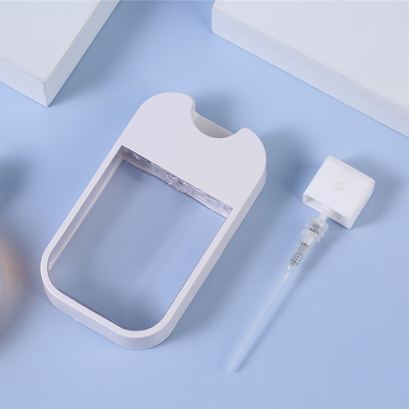 厂家现货50ml无边框苹果卡片喷雾瓶酒精分装瓶香水补水高级分装瓶