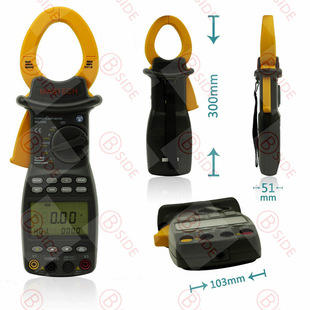 Huayi MS2205 three-phase harmonic power factor meter phase angle phase sequence meter digital clamp power meter