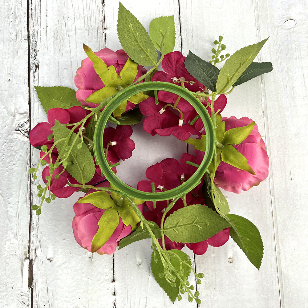 Artificial Rose Garland For Wedding And Living Room Decoration_voghion.com