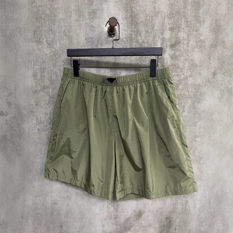 Correct Version of the Popular Classic Steel Tag Triangle Logo Casual Shorts from P Brand 25S, Popular on Some Platforms, Unisex