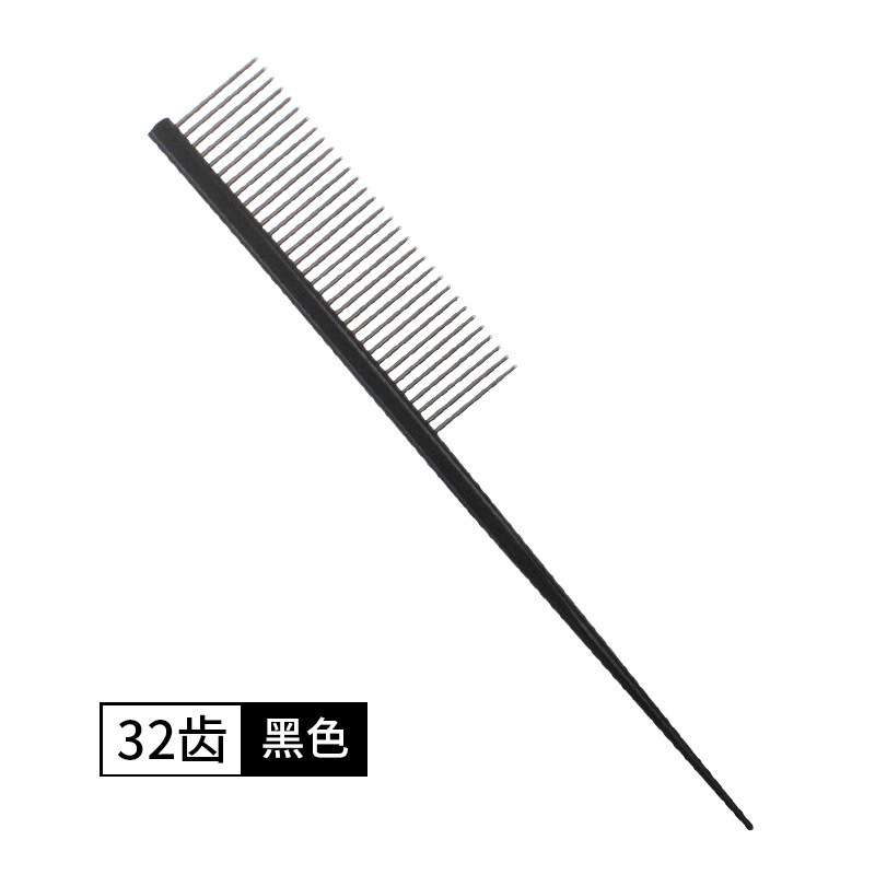 검은 얇은 치아 사각형 손잡이 (opp)