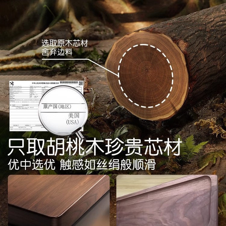 黑胡桃木牙刷置物卫生间浴室洗漱洗手台洗脸纸巾收纳架双卷纸架|undefined