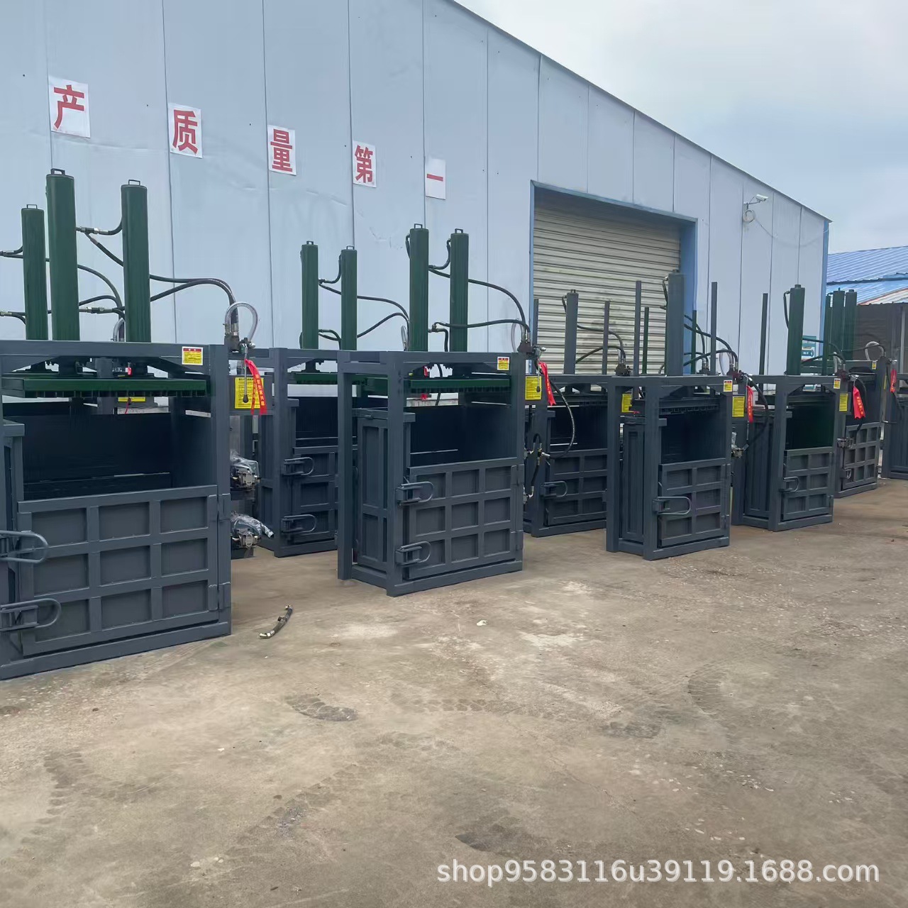 40吨液压打包机双缸压缩机纸壳薄膜打包编织袋草药压缩支持定制