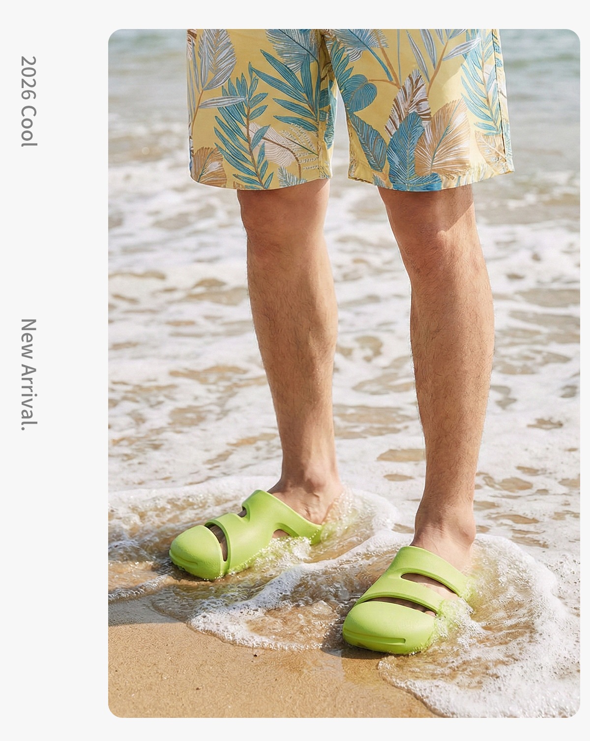 Unisex Summer Pool Slides Non-slip Soft Sole Beach Sandals_voghion.com