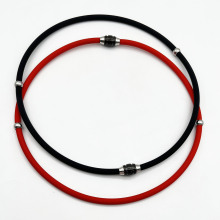 跨境硅胶颈链负离子能量项圈男女颈圈项链百搭运动风防静电颈环