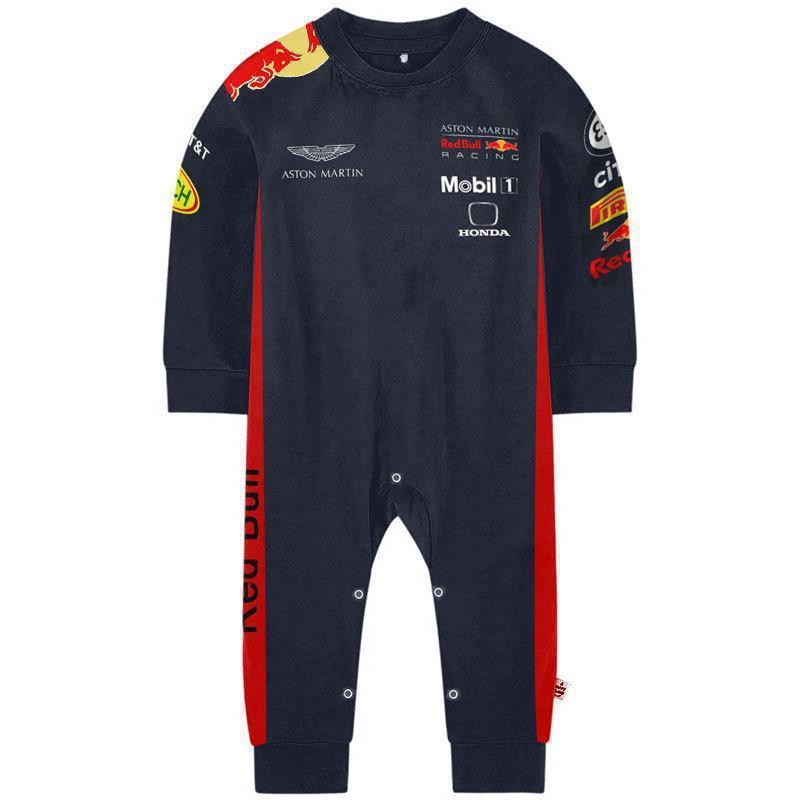 Cross-border F1 racing enthusiasts children's crawling clothing…