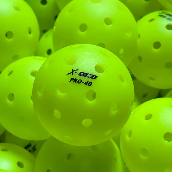 In-Stock Pickleball Pro40 Perforated Balls, 74mm Integrated Molded Design