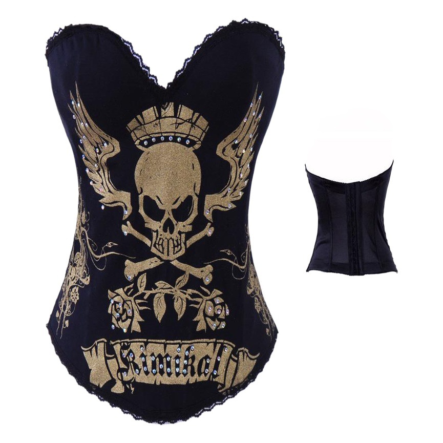 Ebay amazonソースの金色のスカルを印刷します。