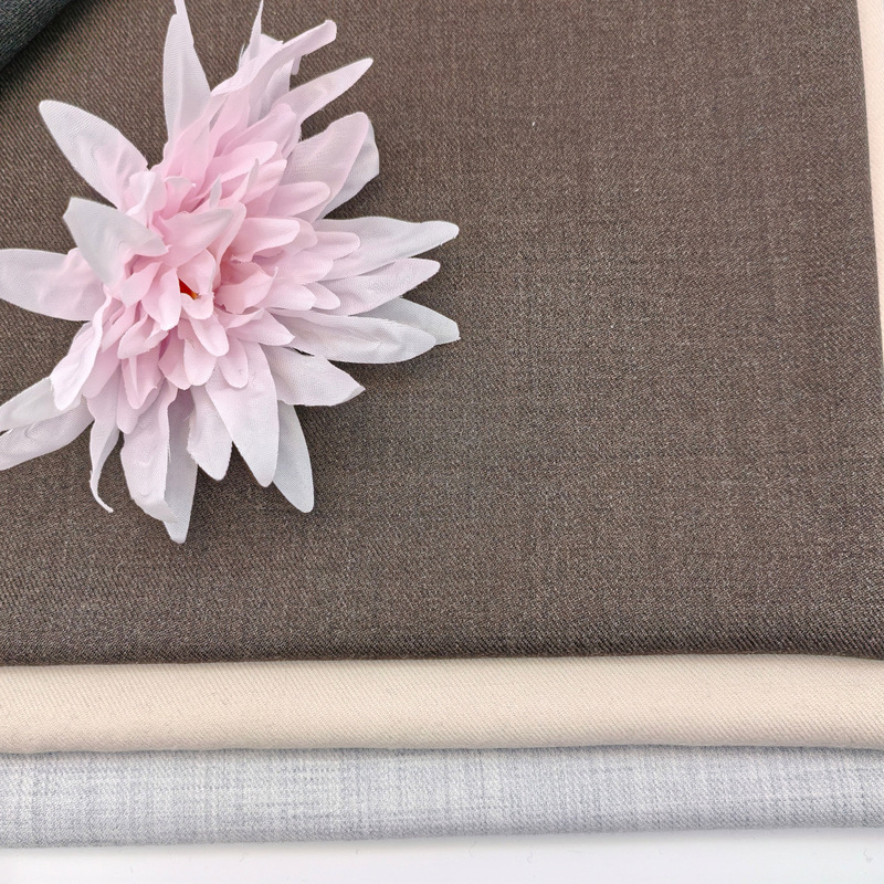 Fine-Spun 85% Wool Twill Fabric 300g Coat Jacket down Jacket Fabric in Stock Chanel-Style Fabric