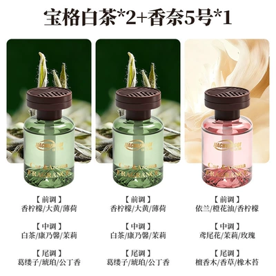 Aromatherapy】Luxurious and Elegant Home: Car Perfume Aromatherapy - kongge-white-tea2chanel-no-5-shoot-one-shot-three