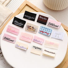 �󳦷�Ȧ��ǩHANDMADE��ɫ����֯�겼���ֻ�ͯװ���Ӱ����ֹ�����