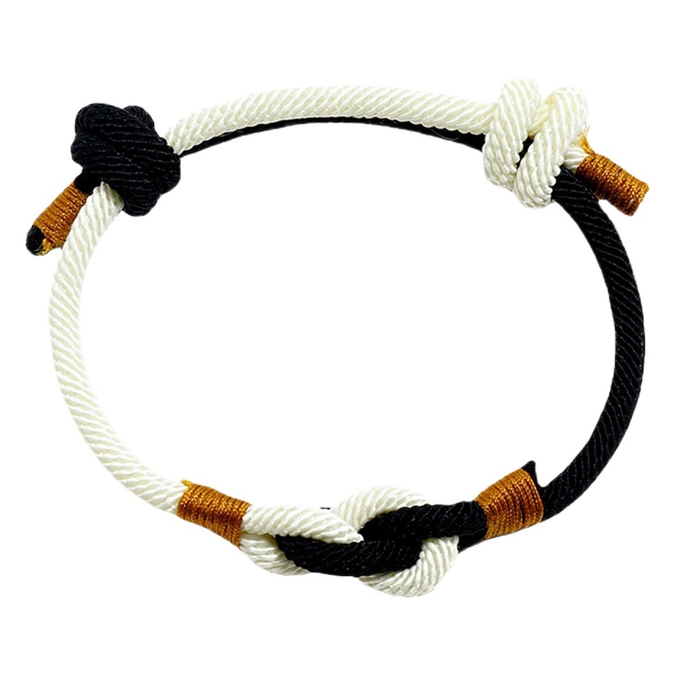 Pulsera de hilo rojo "pensamiento eterno" – nudo diamante, símbolo de amor