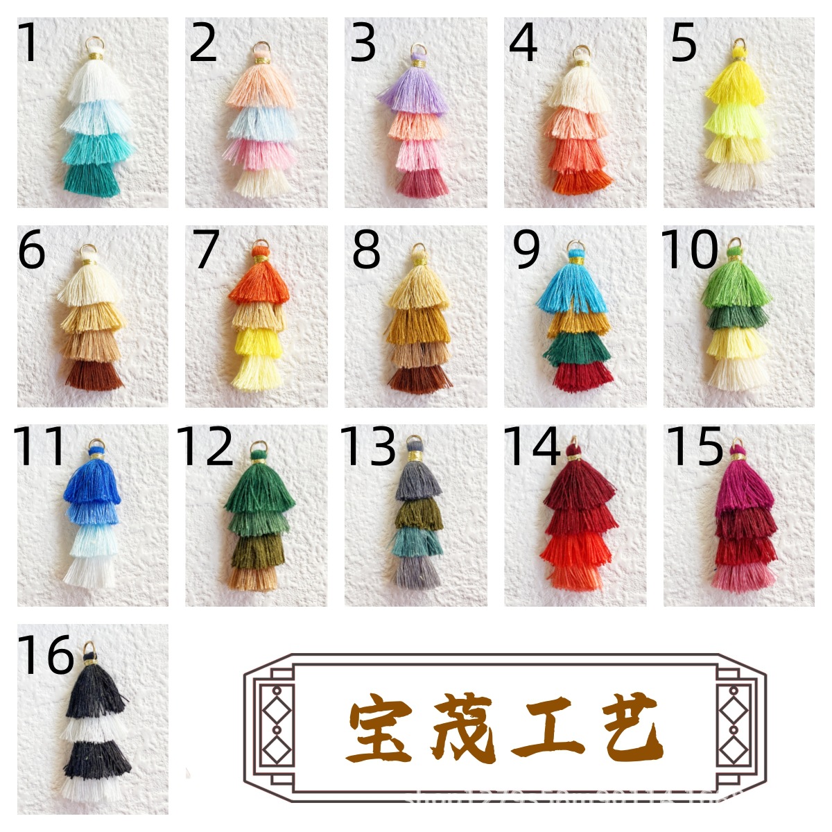 Ethnic retro earrings handmade