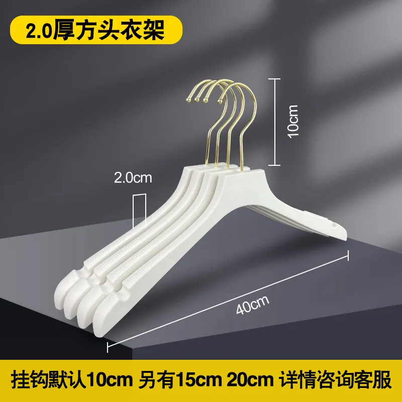 여성 2.0 스퀘어 헤드 화이트 (10cm 골드 라운드 훅)