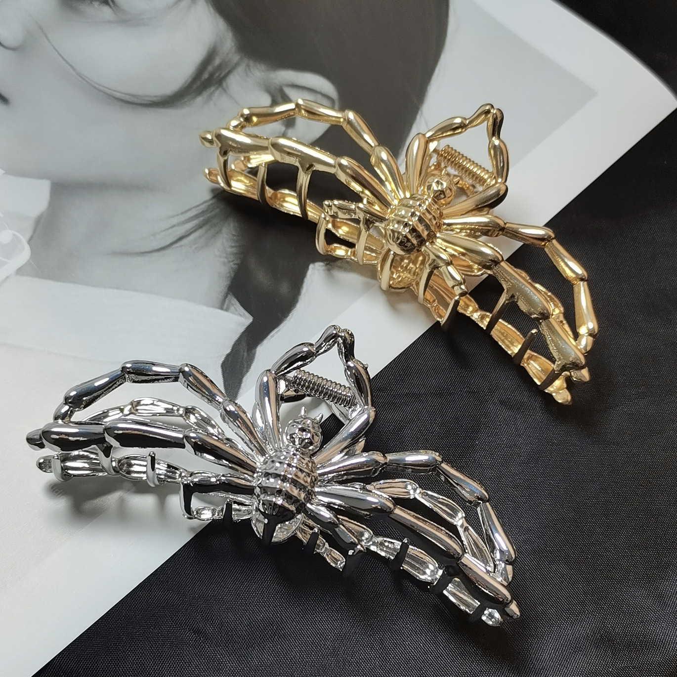 European and American Style Series New Arrival Spider Grab Clip Women's Head Hair Clip Shark Clip Women's Summer Hair Clip Headwear