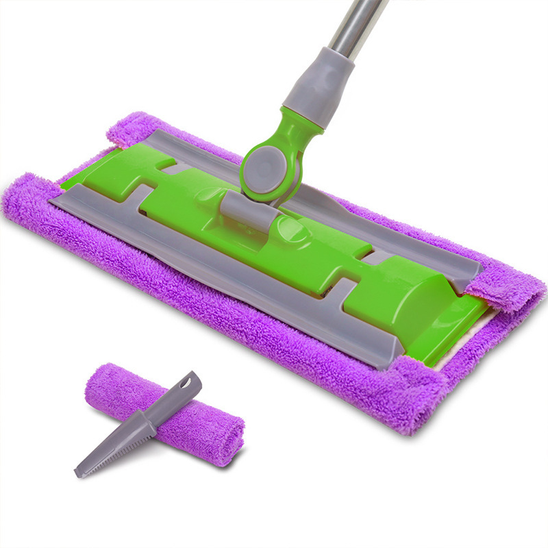 Baoyouni Flat Mop for Home Use, Dual-Purpose for Dry and Wet Cleaning, Rotatable Lazy Mop for Wiping Wooden Floors Baoyouni Flat Mop for Home Use, Dual-Purpose for Dry and Wet Cleaning, Rotatable Lazy Mop for Wiping Wooden Floors