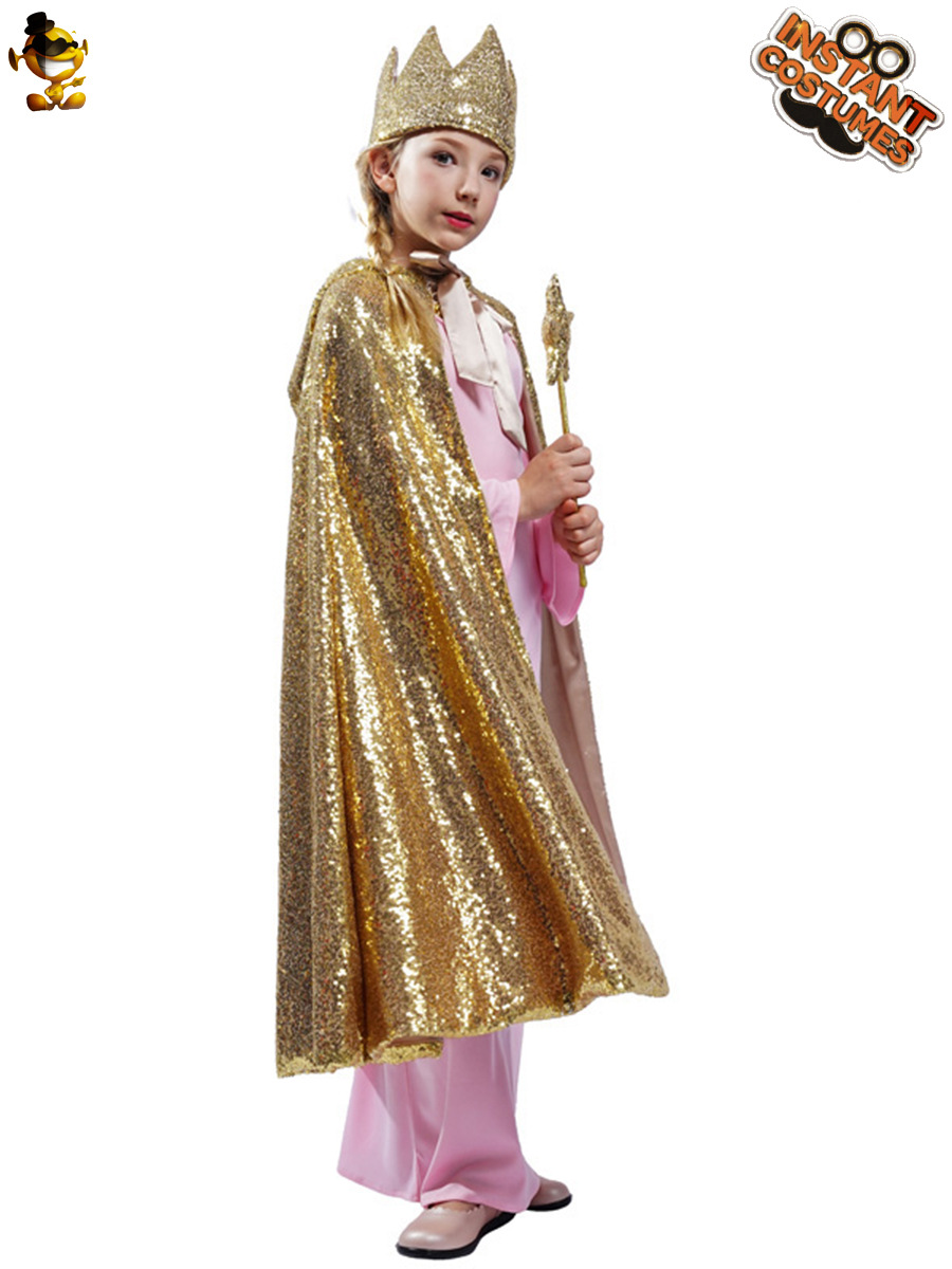 Mascarada etapa traje rendimiento traje juego de rol traje niña capa