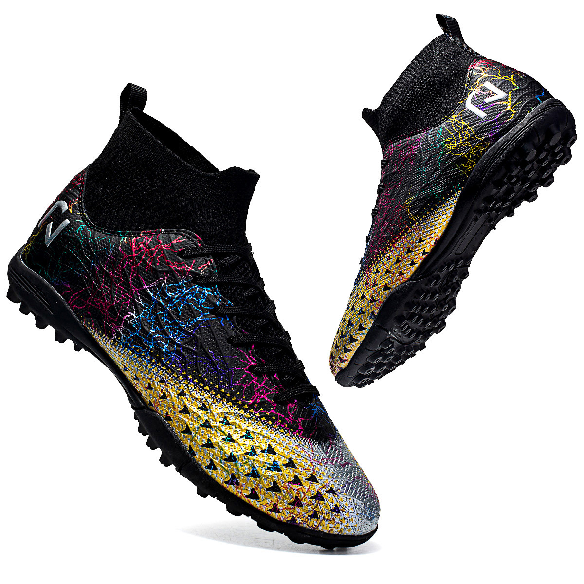 Zapatos de fútbol transfronterizos ag zapatos de clavos largos zapatos de fútbol de la Copa de Europa zapatos de fútbol profesionales para niños adultos tf zapatos de fútbol de clavos