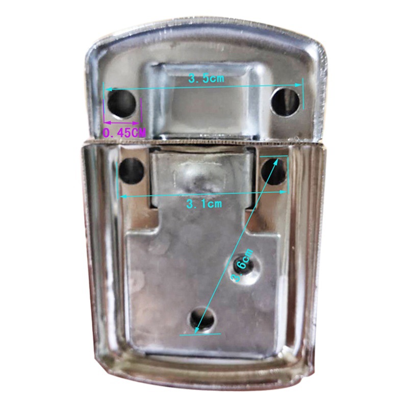 Motorcycle battery car backup tail tool luggage large sheep tail box lock side hanging box lock and accessories
