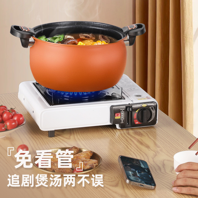 新商品の顔の価値のスープの鍋の麦飯の石は焦らないで煮込んで鍋の厚さの金を加えます。|undefined