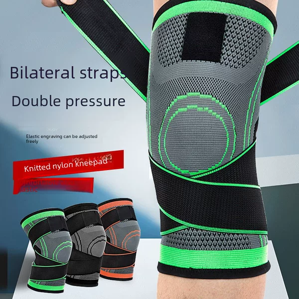 Wrap Band Pressurized Sports Knee Pads for Men and Women Cycling Basketball Fitness Running Sports Breathable Protective Gear Amazon Wholesale