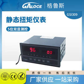 GSI309-2 静态扭矩传感器仪表 静态盘式扭矩测控仪 五位双显测控