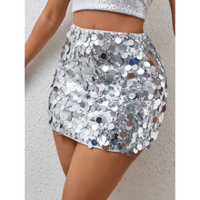 I 84522 Sequin party skirt ��Ƭ�ɶ�����ȹ�羳����ͨ����