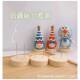 Wooden Doll Base Stand Round Wooden Pieces with Needles Hand-woven Doll Stand Stand Wooden Doll Standing Base