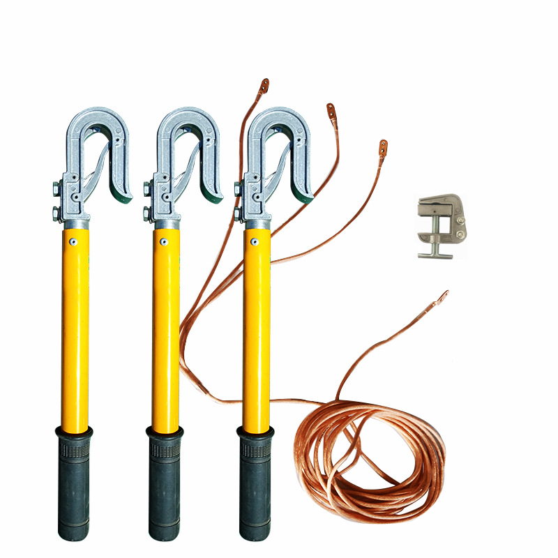 河北单舌挂钩式高压接地线10kv接地线操作棒/单舌操作棒接地棒