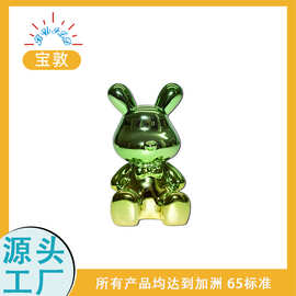 网红暴力熊汽车摆件定制卡通创意桌面摆件室内装饰品情侣公仔定做