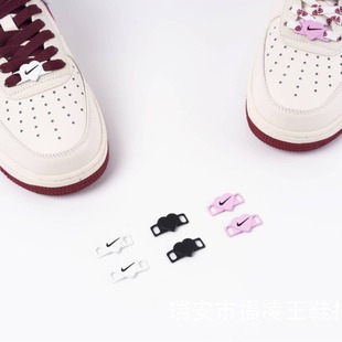 Peach heart nk shoes buckle fit Air Force No. 1 aj fashion shoes creative ornaments sneaker casual shoes