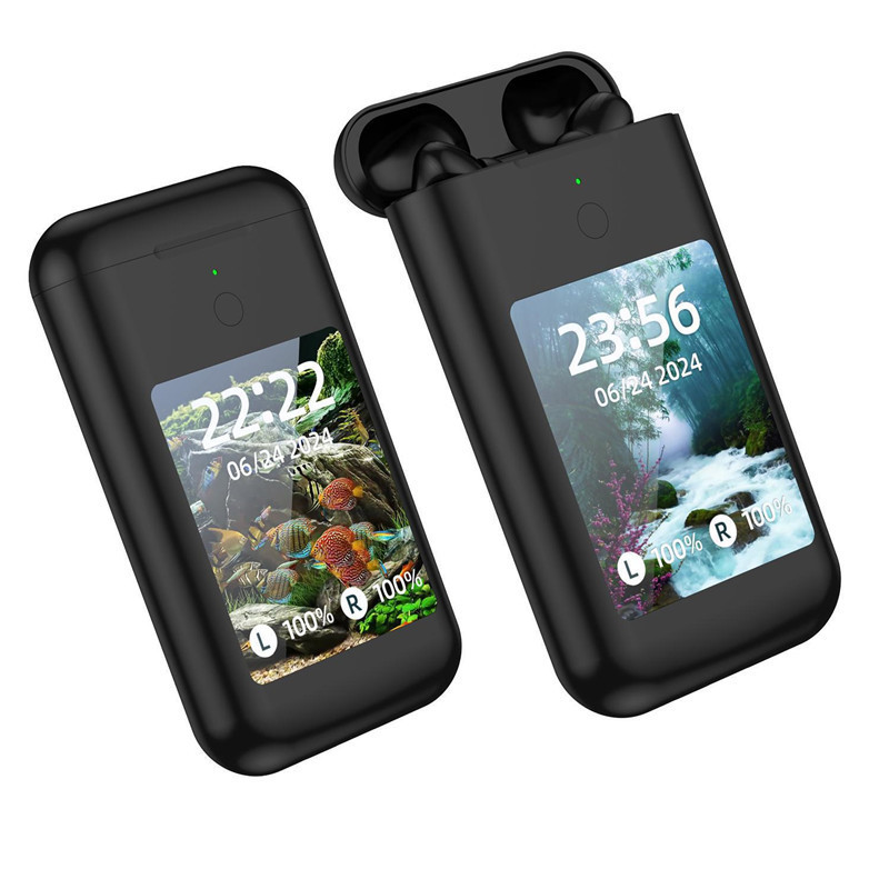 Dispositivo inteligente A98 BOX auriculares Bluetooth cargador tesoro de pantalla multimedia de 2.8 pulgadas fuente de alimentación 3 en 1