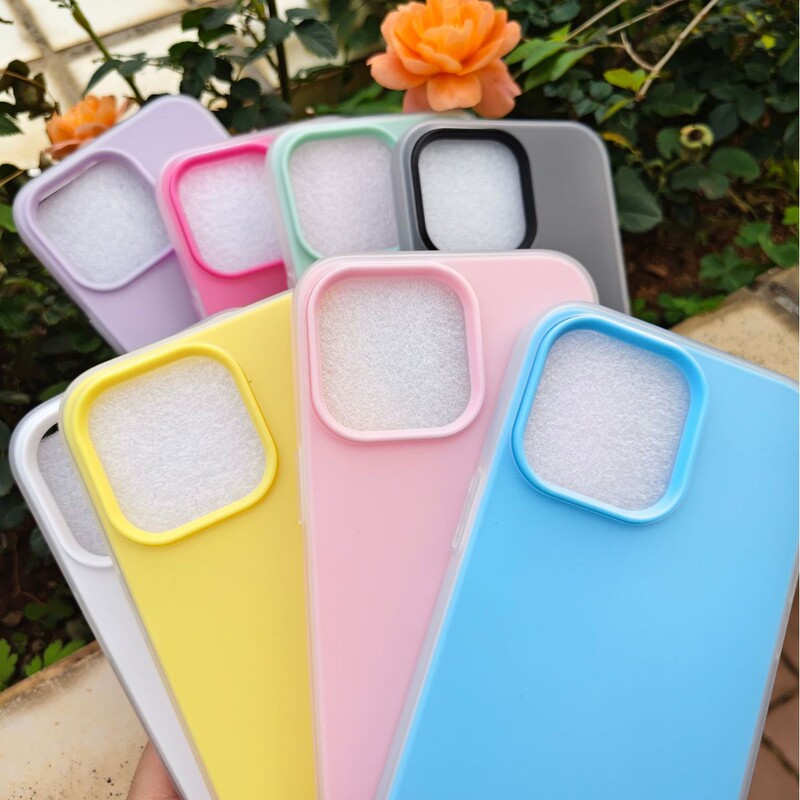 Jelly Two-In-One Mobile Phone Case Suitable for iPhone Apple 17Promax Colorful 6S/13Mini542 Protective Case