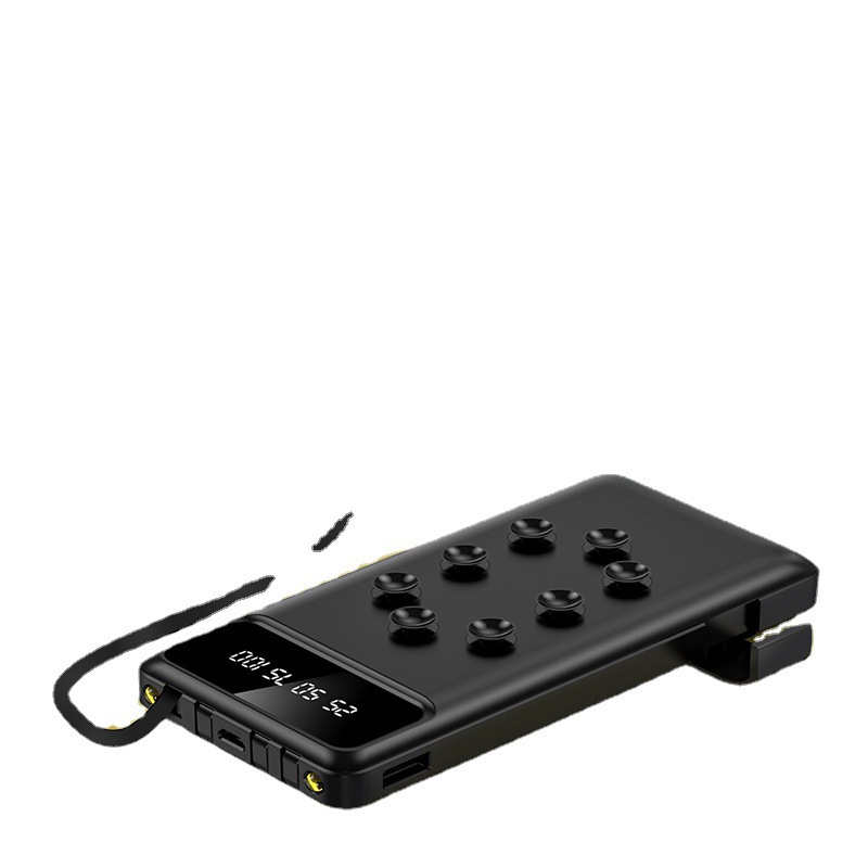 Cuatro líneas de alimentación portátil al aire libre varios teléfonos móviles cargadores universales bracket chuck 5w potencia batería de litio