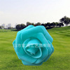 Simulation bubble PE rose head handmade rose fake flowers bride holding bouquet material light skewers accessories flower