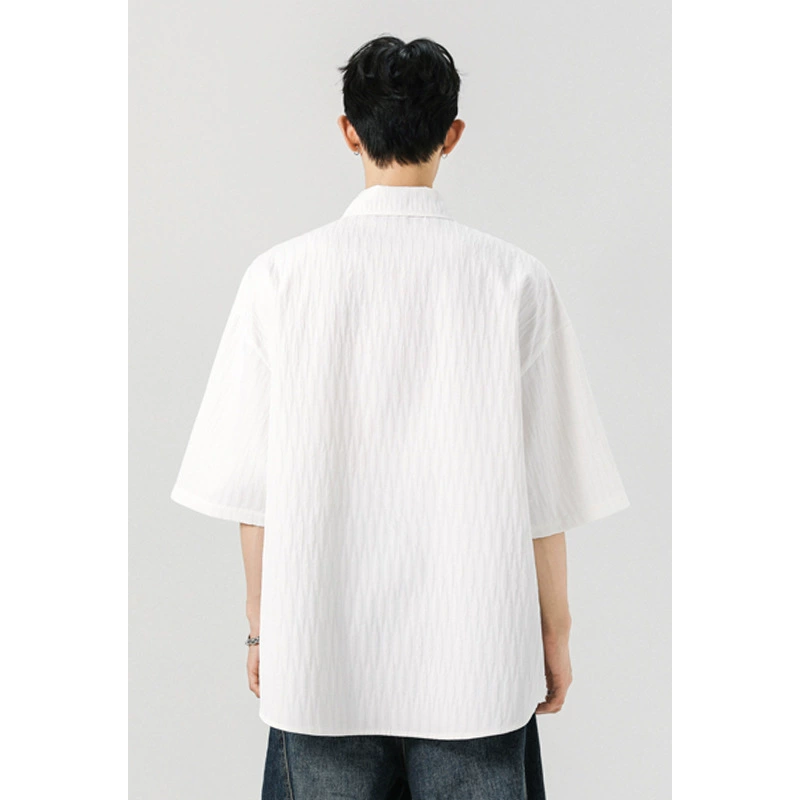 Summer solid shirt, plus size, 5x