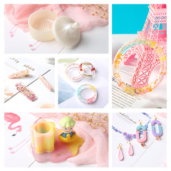 1:1AB English label with color box and tool kit high transparent epoxy resin cross-border new product