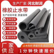 加工定制P型止水带密封EDPM三元乙丙桥梁水利背贴式橡胶止水带