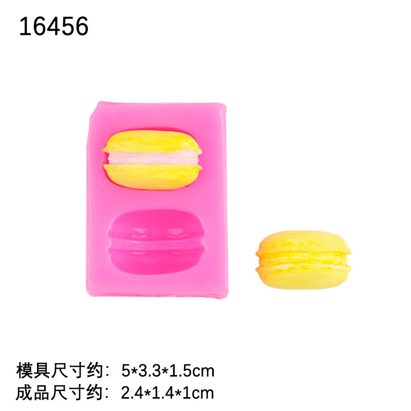 Nueva DIY hornear decoración medio macaron chocolate molde de cristal hecho a mano aromaterapia vela Silicona