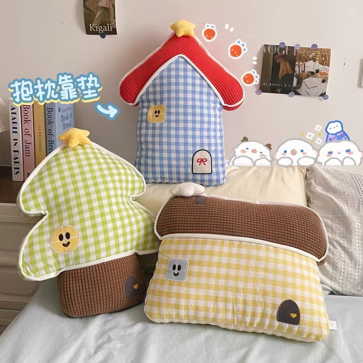 Almohada de dibujos animados creativa, cojín de animal Dorothy, muñeco de dinosaurio, juguete de peluche lindo, venta al por mayor.