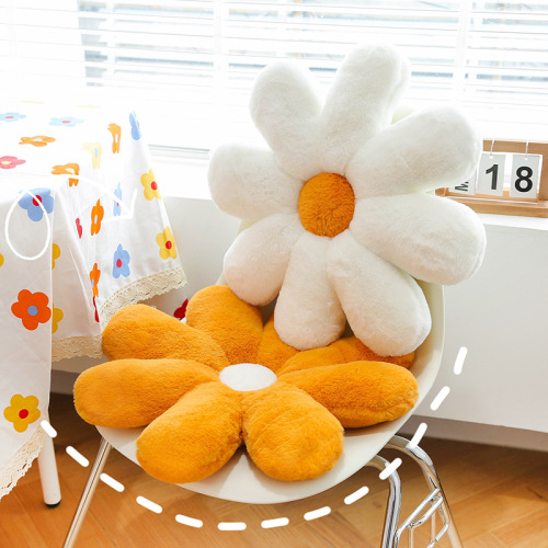 Creative cute petal cushion plush toy sofa dining chair office cushion lumbar support lunch break pillow on behalf of